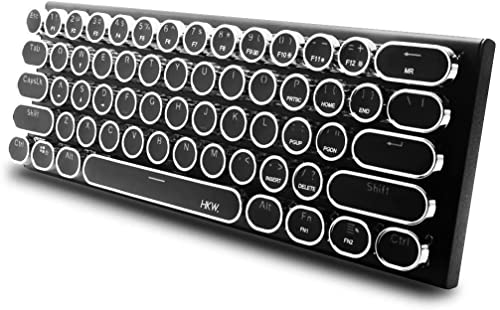 Amazon | HKW. タイプライター風メカニカルキーボード 61キー